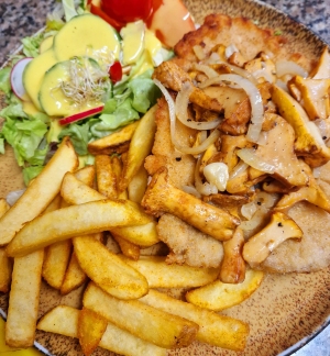 Pffiferlinge Schnitzel