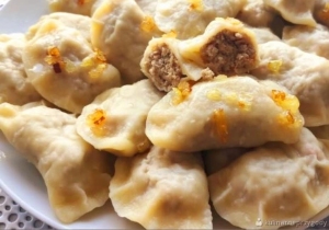  Pierogi /Maultaschen mit Fleischfüllung