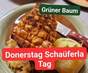 Schäuferla mit Kloß